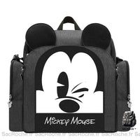 Sac à couches bébé Mickey - modèle Gris - Sac Roche ™
