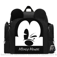 Sac à couches bébé Mickey - modèle Noir - Sac Roche ™