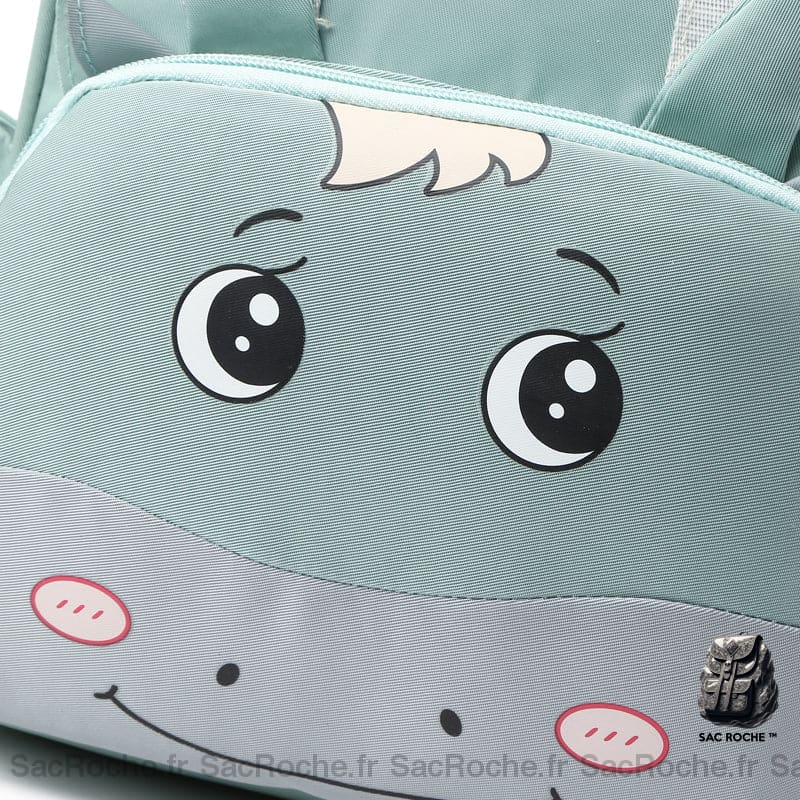 Sac À Couches Dessin Animé Maman Dos Bébé