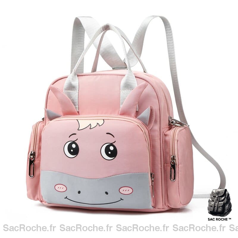 Mini sac à couches dessin animé pour maman - Rose - Sac à main Shaper de sueur