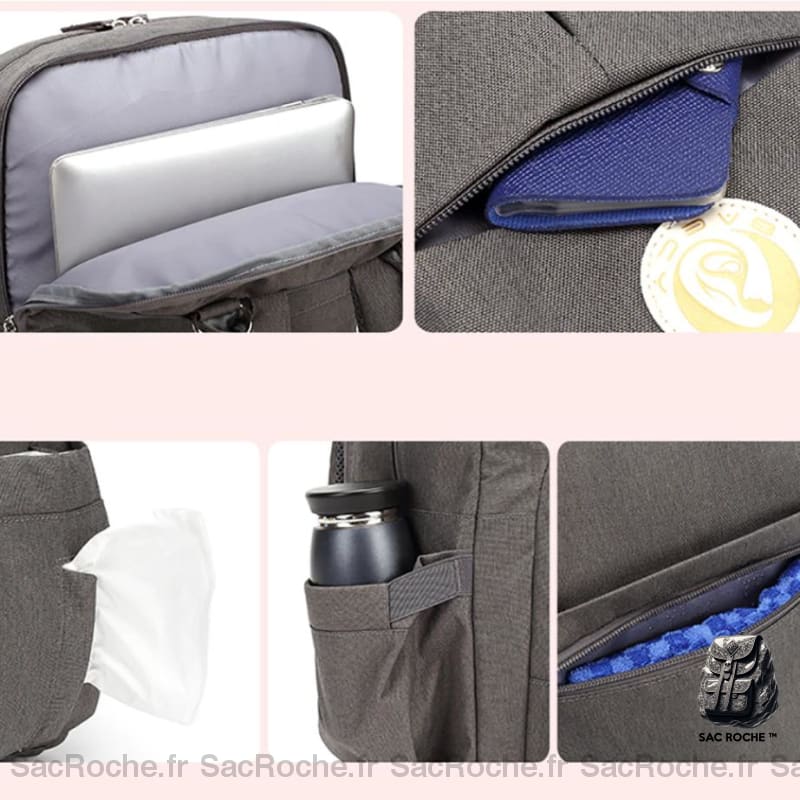 Sac À Couches Multifonction Maman Dos Bébé
