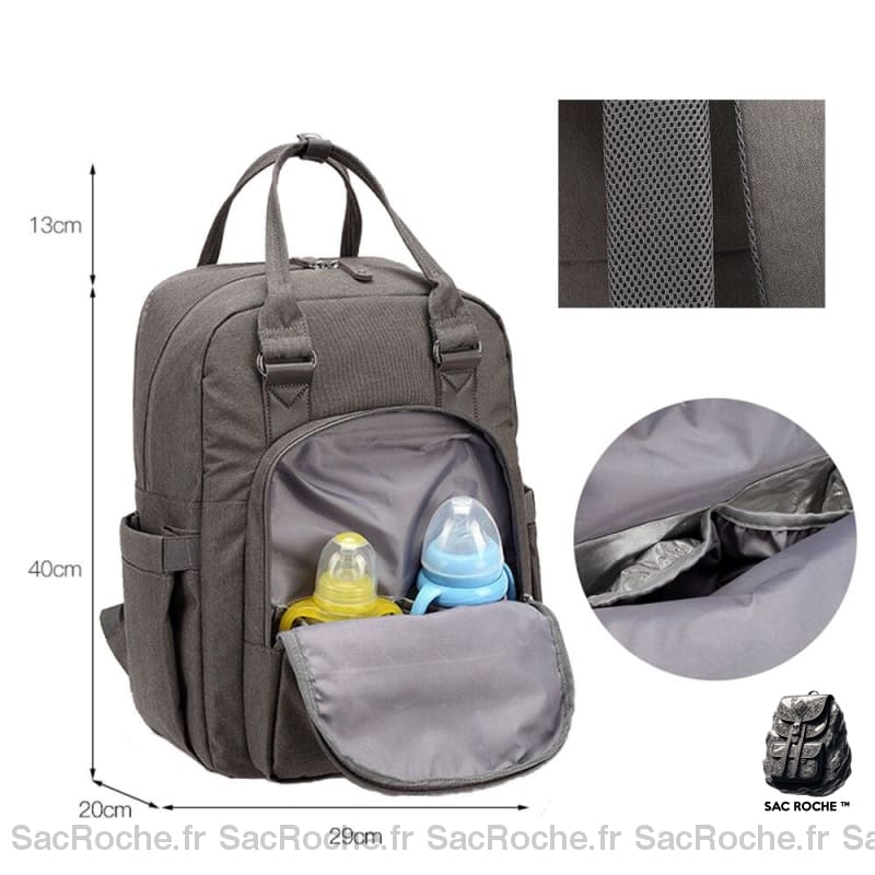 Sac À Couches Multifonction Maman Dos Bébé
