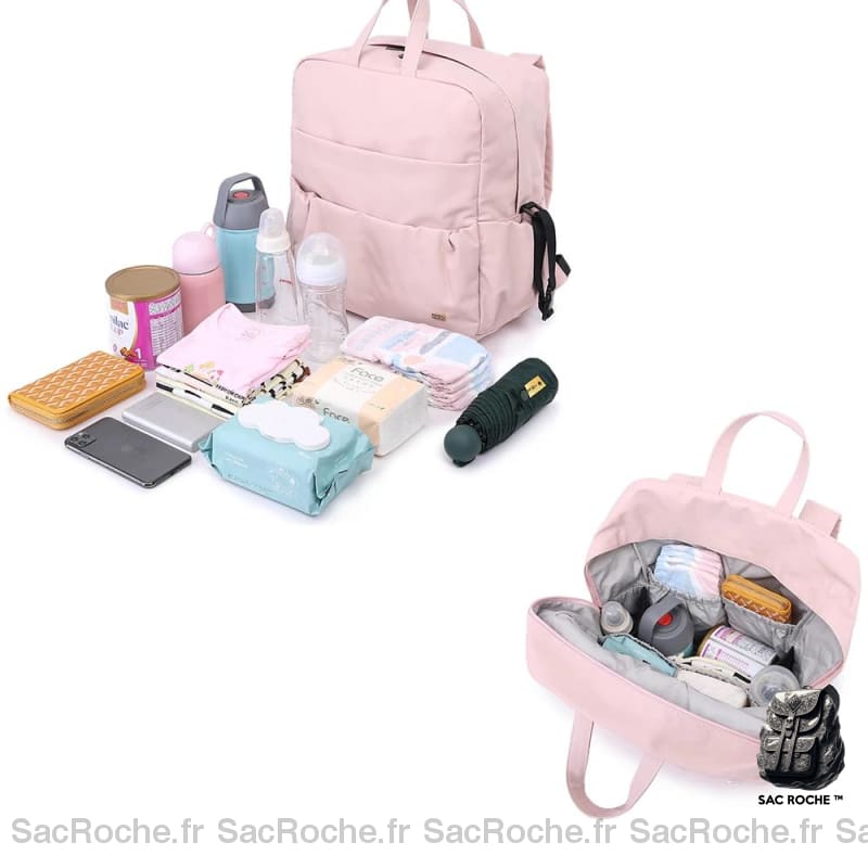 Sac À Couches Nouveau-Né Spacieux Dos Bébé