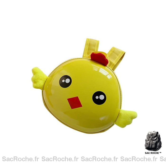 Mini sac à dos dessin animé 3D pour enfant - Jaune - La conception des produits Produit