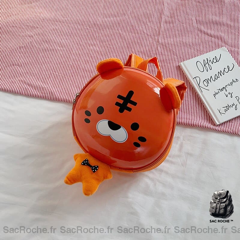 Mini sac à dos dessin animé 3D pour enfant - Orange - Sac à dos scolaire Sac à dos