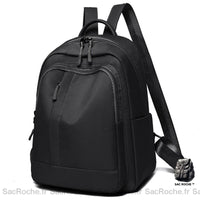 Sac à dos ado en oxford - modèle Noir - Sac Roche ™