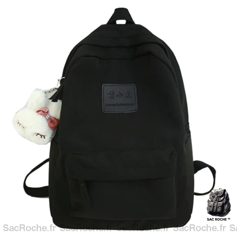 Sac à dos imperméable en nylon pour ado - Noir - Sac à dos Sac à dos