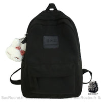 Sac à dos ado imperméable nylon - modèle Noir - Sac Roche ™