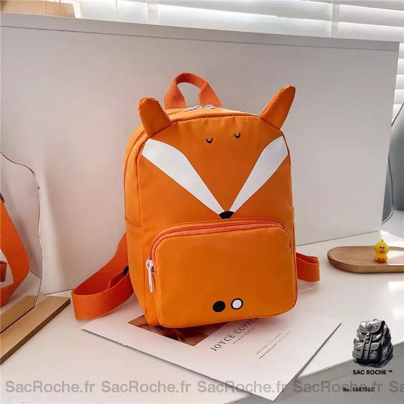 Sac à dos en forme animal pour enfant - Orange - Sac à main Textile