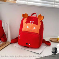 Sac à dos animal enfant - modèle Rouge - Sac Roche ™