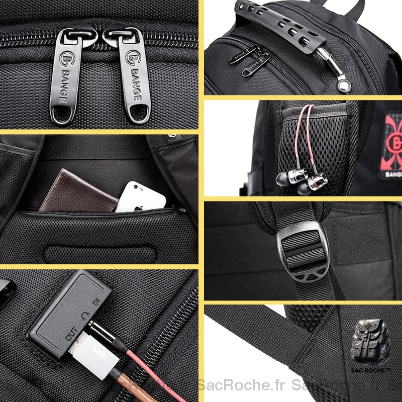 Sac À Dos Anti-Vol Voyage Homme Travail