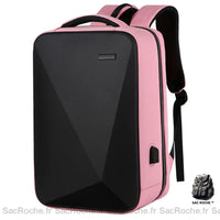 Sac à dos antivol 17 pouces en dur - modèle Rose - Sac Roche ™