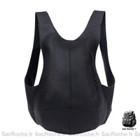 Sac à dos antivol cuir fermeture dorsale femme - Sac Roche ™