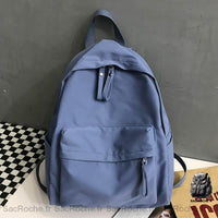 Sac à dos antivol en toile - modèle Bleu - Sac Roche ™