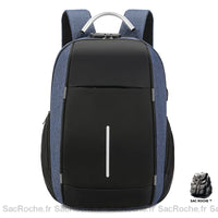 Sac à Dos Antivol - Grande Capacité - Multifonctionality - modèle Bleu - Sac Roche ™