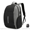 Sac À Dos Antivol - Grande Capacité Multifonctionality Gris Sac A Dos Ordinateur