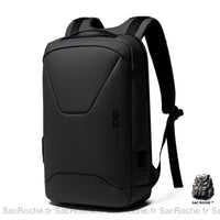 Sac à Dos Antivol - Robuste et Étanche - modèle Noir - Sac Roche ™