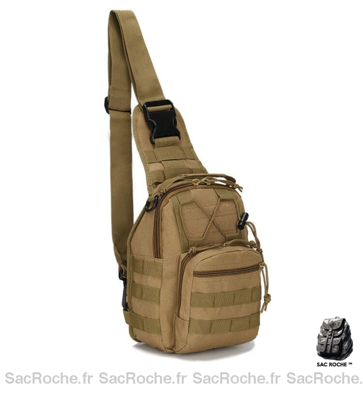 Sac à dos avec bandoulière - Camel - Sac à dos Sac