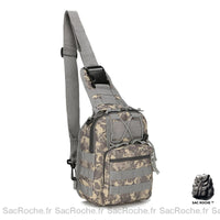 Sac à dos bandoulière compact - modèle Gris - Sac Roche ™