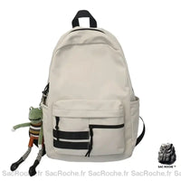 Sac à dos basique - modèle Blanc - Sac Roche ™