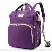 Sac à dos bébé lange - modèle Violet - Sac Roche ™