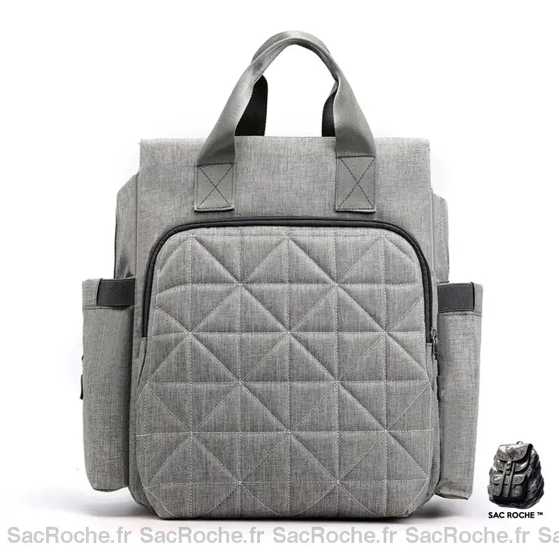 Sac À Dos Bébé Langer Pratique Gris Sac