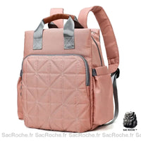 Sac à dos bébé langer pratique - modèle Rose - Sac Roche ™