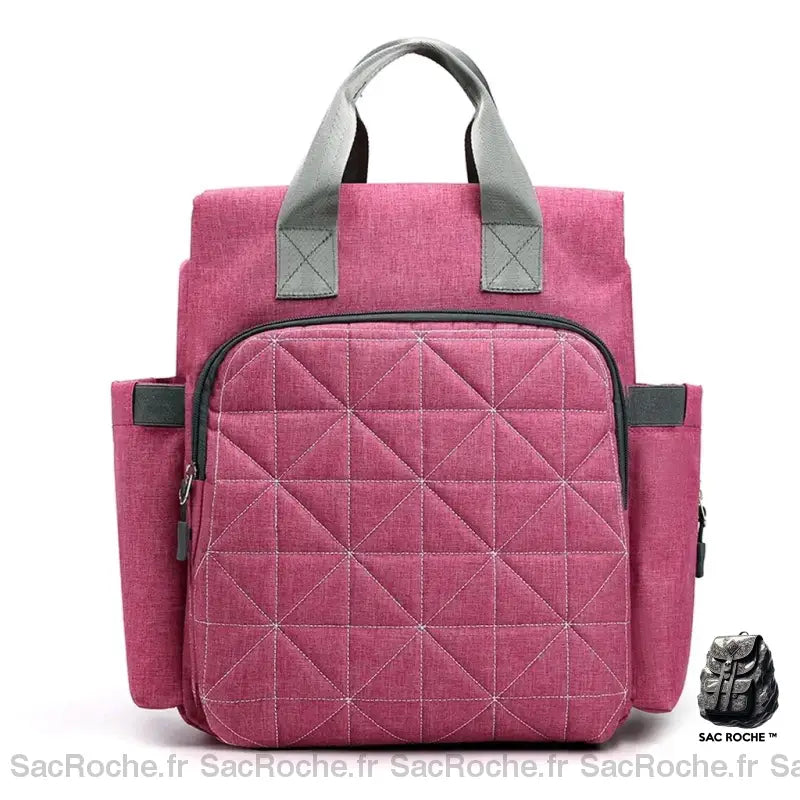 Sac À Dos Bébé Langer Pratique Rose Foncé Sac