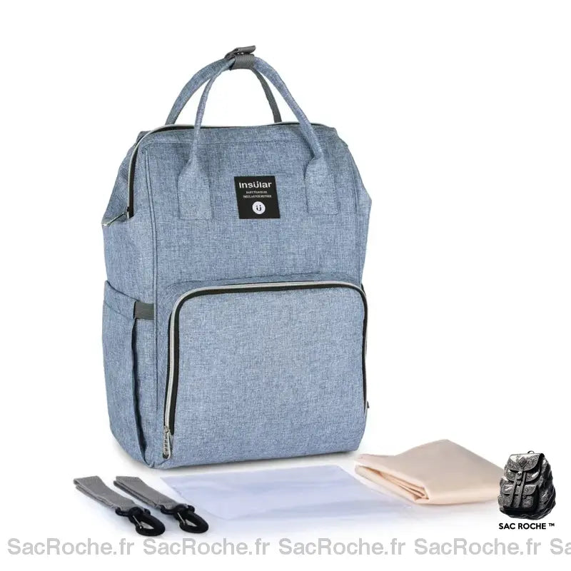 Sac À Dos Bébé Pratique Langer Bleu Sac