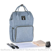 Sac à dos bébé pratique langer - modèle Bleu - Sac Roche ™
