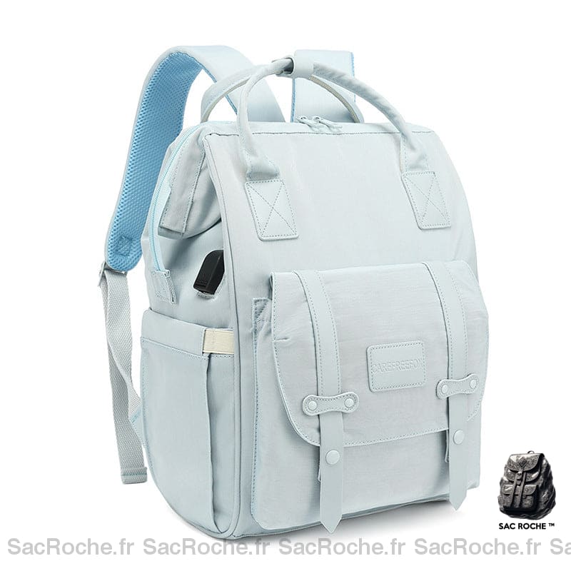 Sac à dos bébé avec port de chargement USB - Bleu - Sac à dos Sac