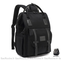 Sac à dos bébé USB port de chargement - modèle Noir - Sac Roche ™
