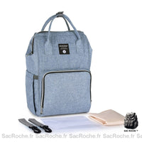 Sac à dos bleu change bébé - Sac Roche ™