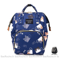 Sac à dos bleu femme - Sac Roche ™