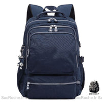 Sac à Dos Bleu pour Adolescente - Femme - Sac Roche ™