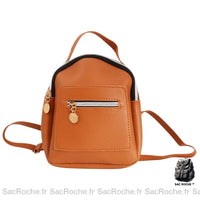Sac à Dos Bourse Femme - modèle Marron - Sac Roche ™