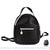 Sac à Dos Bourse Femme - modèle Noir 2 zip - Sac Roche ™