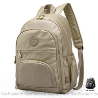 Sac à Dos Brillant Noir pour Femme - modèle Gold - Sac Roche ™