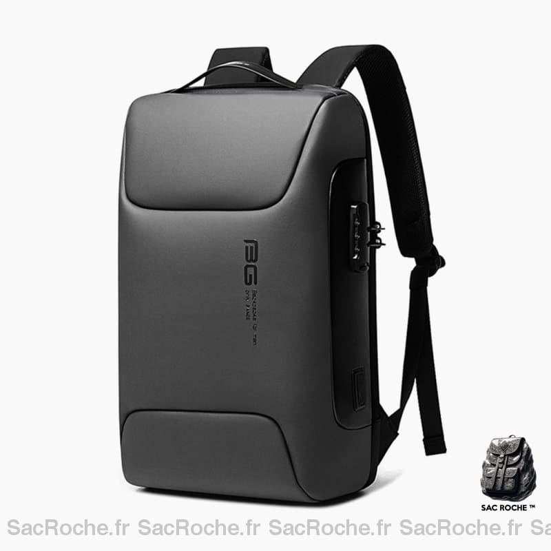 Sac À Dos Business Antivol Bange Hokido Gris Sac Antivol