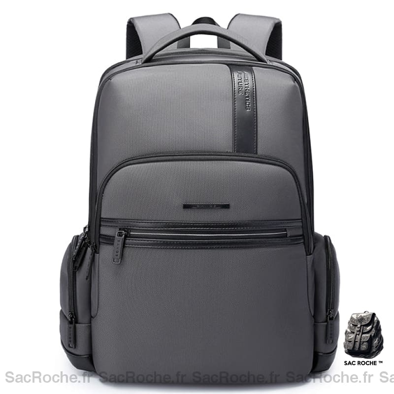 Sac À Dos Business Pour Pc 15.6 Homme Gris Dos Homme