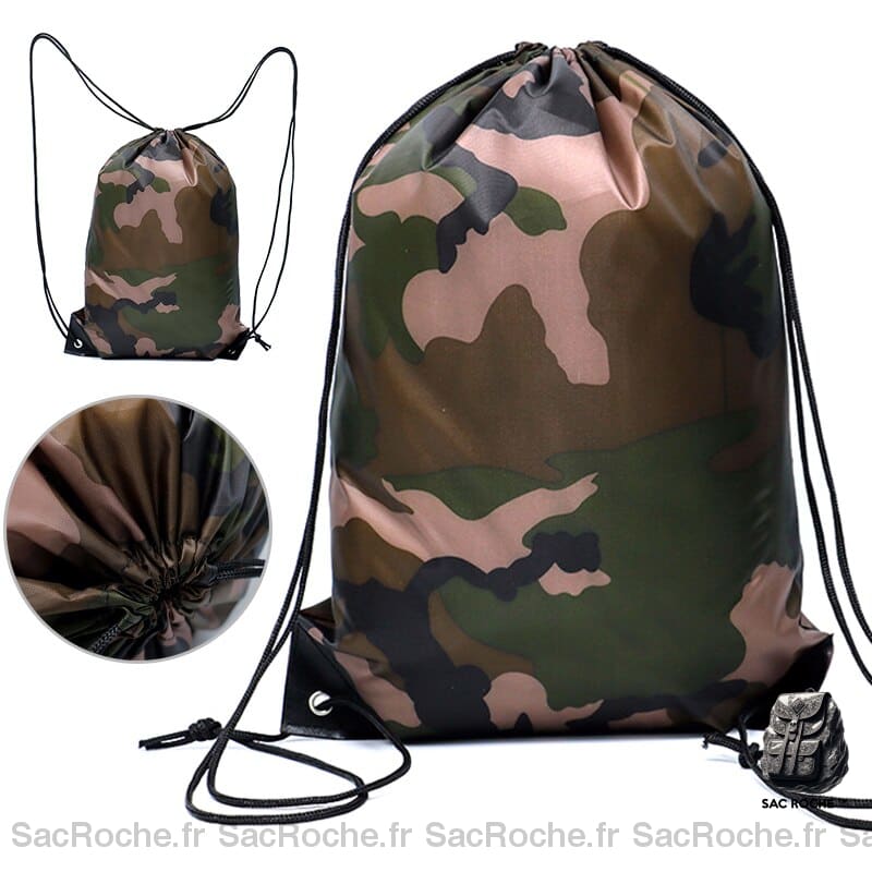 Sac À Dos Camouflage Compact Cordon Sport