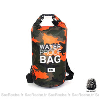 Sac à dos camouflage étanche - modèle Orange / 20L - Sac Roche ™