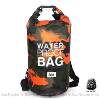 Sac à dos camouflage étanche - modèle Orange / 30L - Sac Roche ™