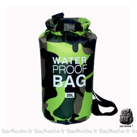 Sac à dos camouflage étanche - modèle Vert / 20L - Sac Roche ™