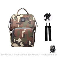 Sac à dos camouflage pour maman - modèle Marron - Sac Roche ™
