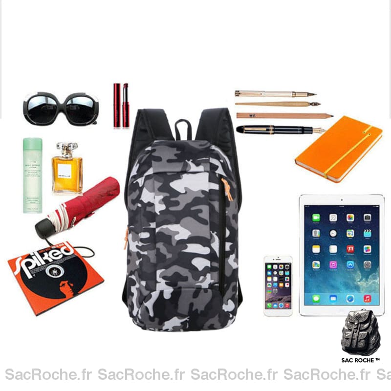 Sac À Dos Camouflage Ultraléger Randonnée Sport