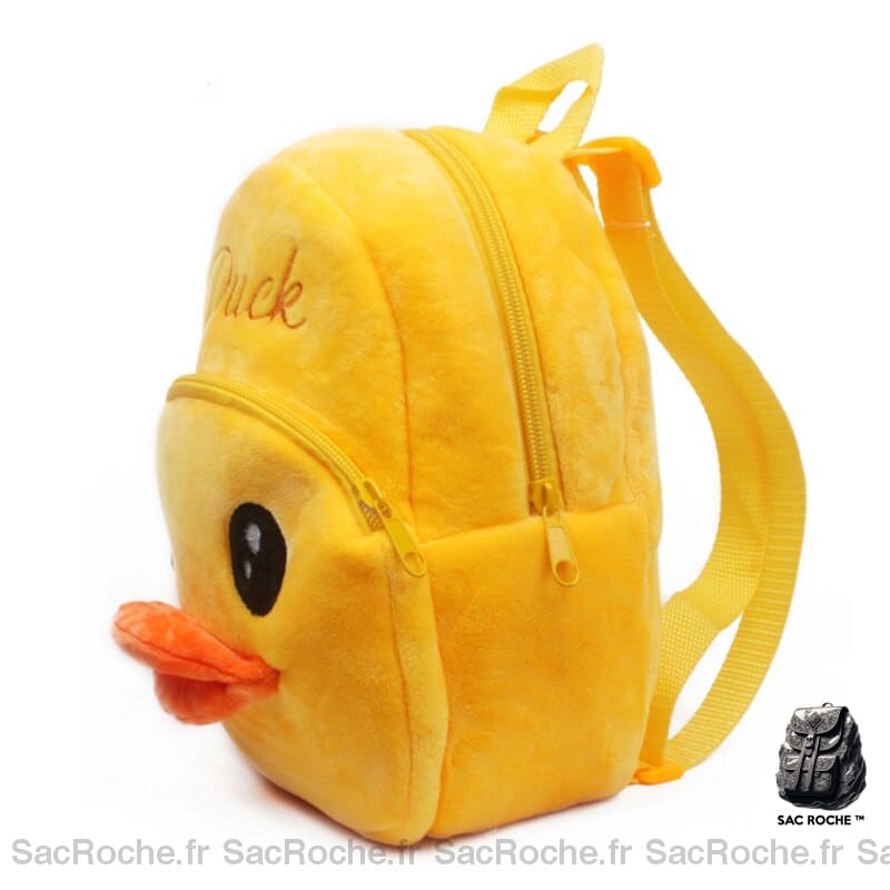 Sac À Dos Canard Jaune Peluche Enfant