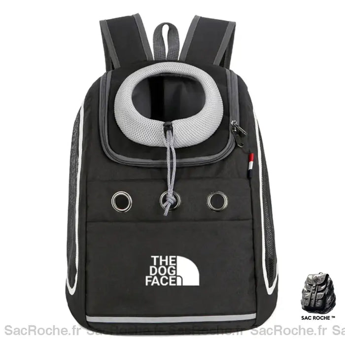 Sac À Dos Canin Idéal Noir Animaux