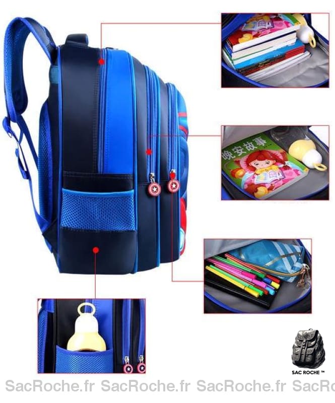 Sac À Dos Captain America Enfant