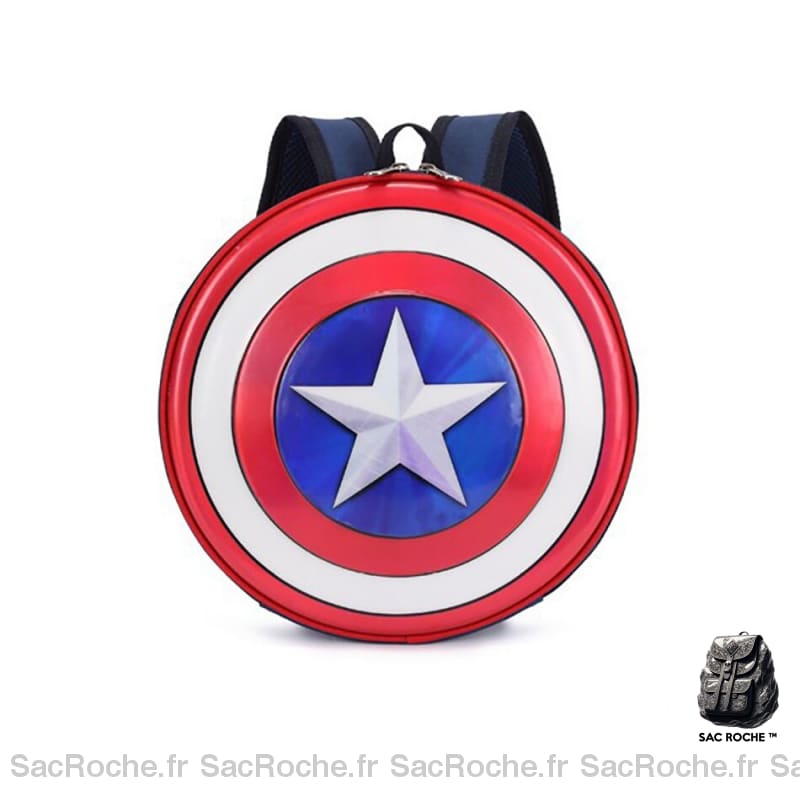 Mini sac à dos Captain America pour enfant - Bleu - Capitaine Amérique Le bouclier de Captain America